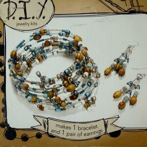 DIY Bracelet and Earrings Beaded Jewelry Kit